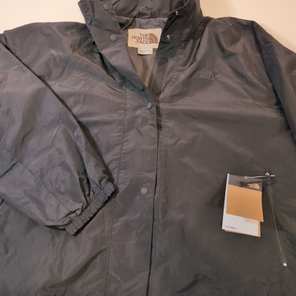 The North Face Womens XXL Black Utility‎ Windwall Lightweight Jacket M66